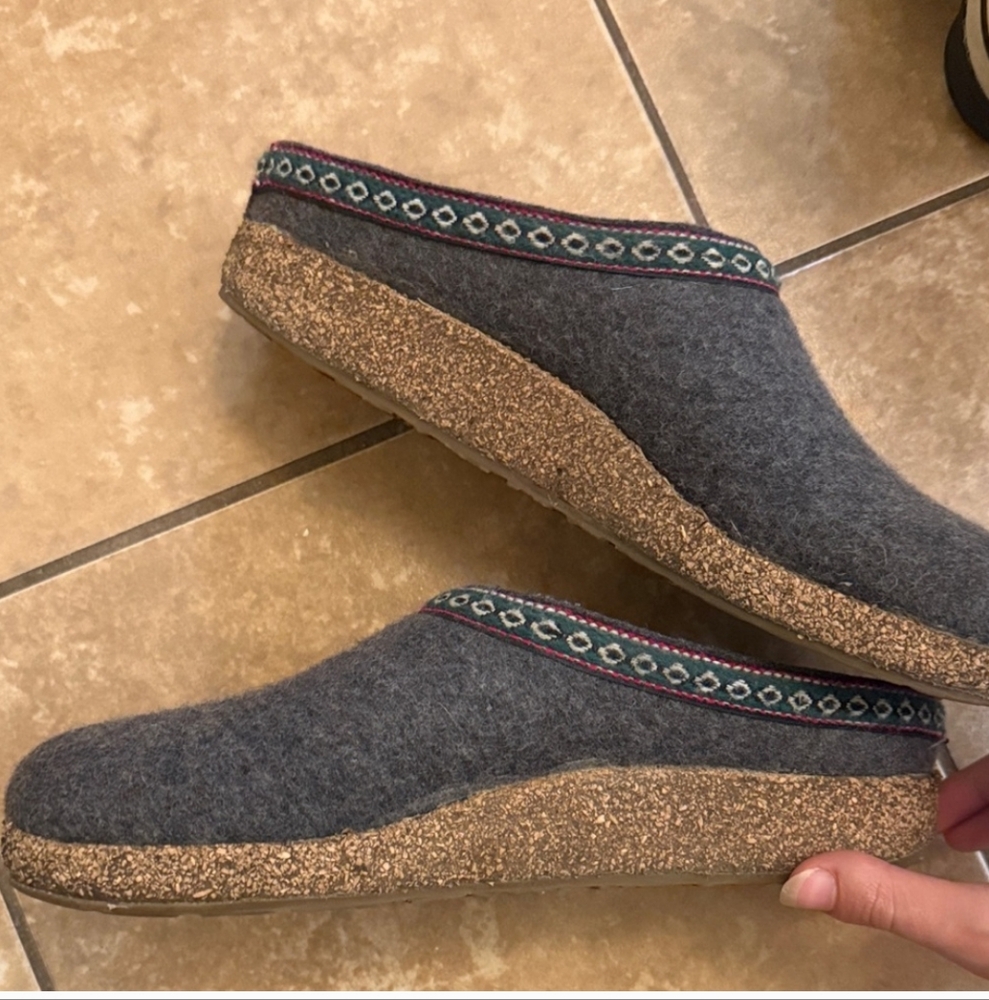 Haflinger Wool Clogs